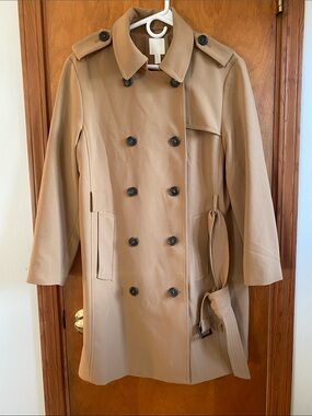 H & M DOUBLE-BREASTED TRENCH COAT